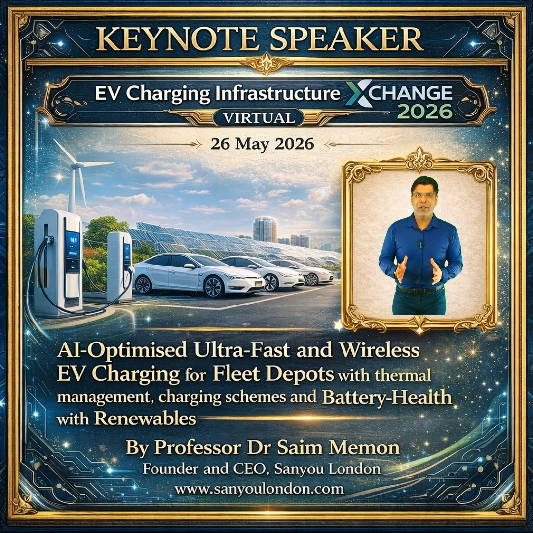 Virtual Global Keynote on AI-Optimised EV Charging, XCHANGE 2026 Professor Saim Memon